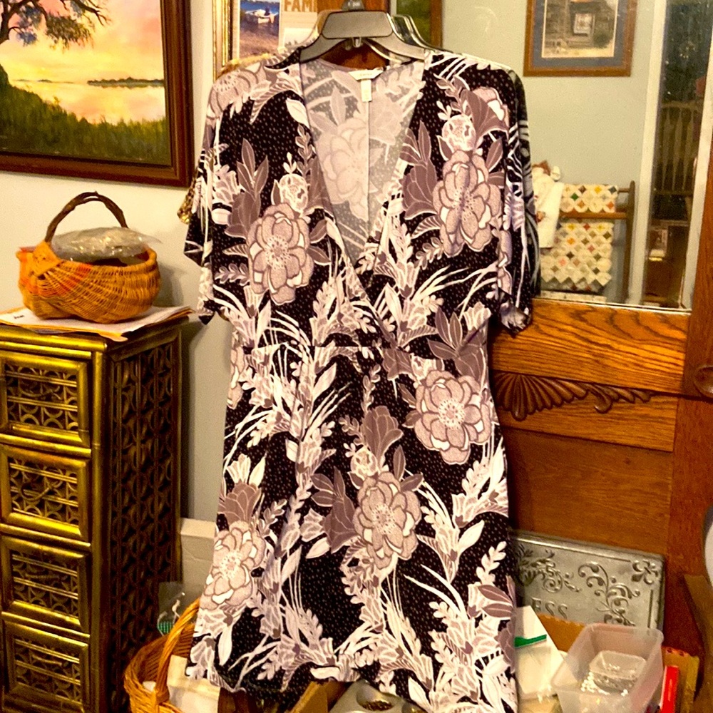 XLG Sonoma Ladies Black & White Print Dress.